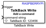 Raspberry Pi TalkBack Write icon