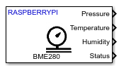 Raspberry Pi BME280 Pressure Sensor Block Icon