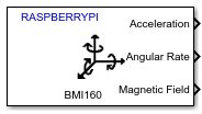 Raspberry Pi BMI160 IMU Sensor Block Icon