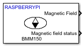 Raspberry Pi BMM150 Magnetometer Block Icon