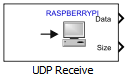 Raspberry Pi UDP Receive block