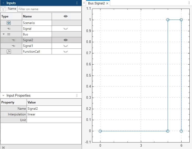 Signal Editor copy and paste in Inputs hierarchy