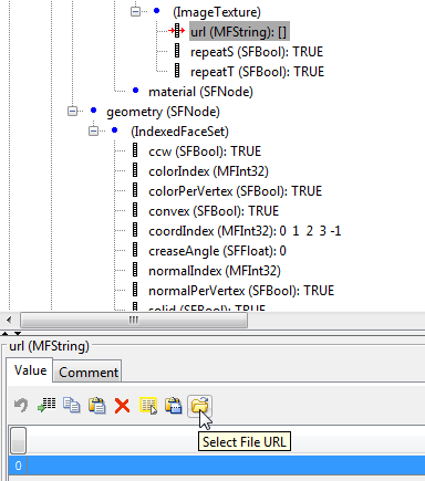 Node tree with tooltip select file url.