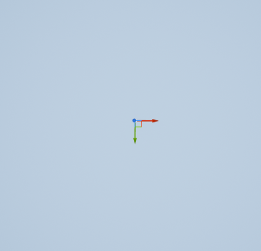 Empty scene with coordinate systems