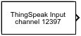 ThingSpeak Input block