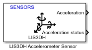 block icon for LIS3DH Accelerometer Sensor