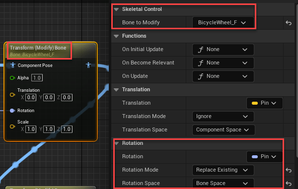 Unreal Editor blueprint specifications