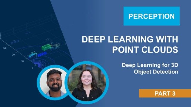 Learn how to use a labeled data set of point clouds to train a 3D object detector.